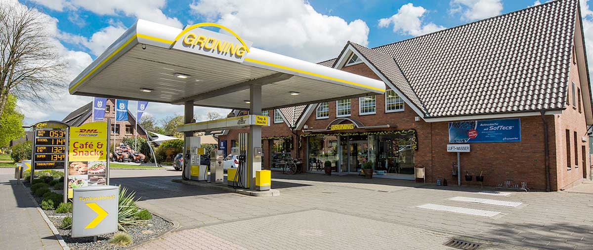 Tanke stelle Grüning in Krempel: Hier ist alles Super